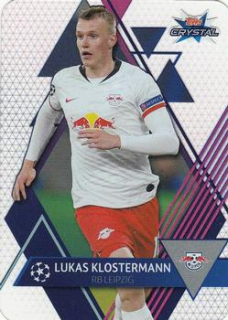 Lukas Klostermann RB Leipzig 2019/20 Topps Crystal Champions League Base card #38